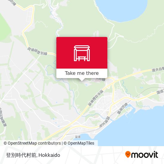 登別時代村前 map