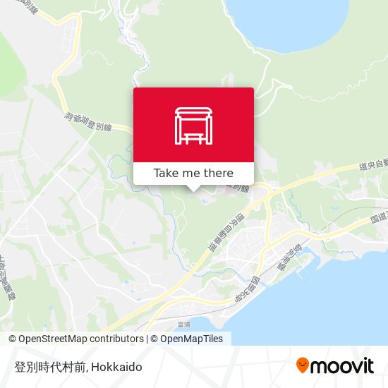 登別時代村前 map