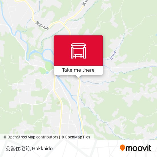 公営住宅前 map