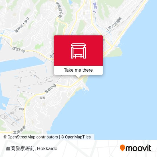 室蘭警察署前 map