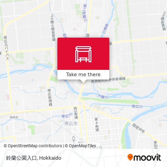 鈴蘭公園入口 map