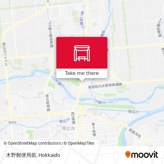 木野郵便局前 map