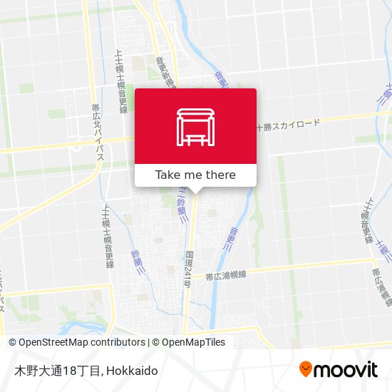 木野大通18丁目 map