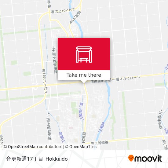 音更新通17丁目 map