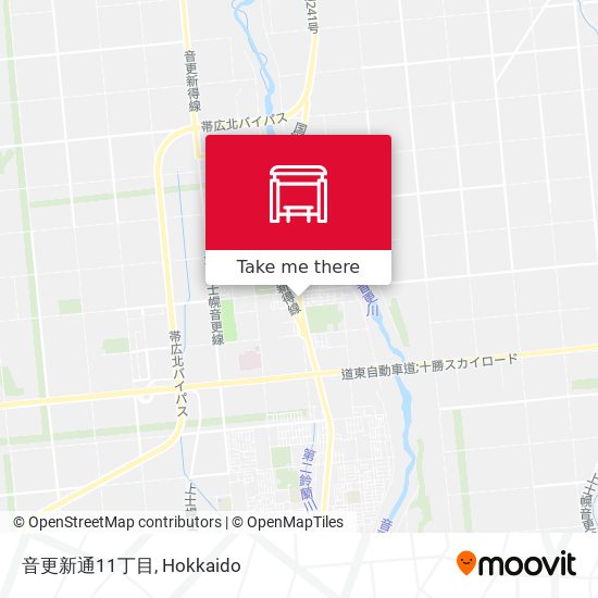 音更新通11丁目 map