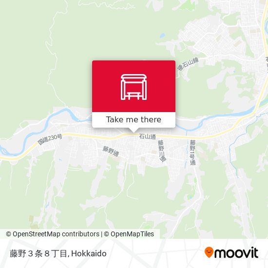 藤野３条８丁目 map