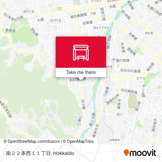 南２２条西１１丁目 map