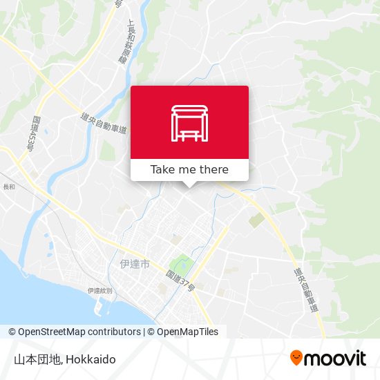 山本団地 map