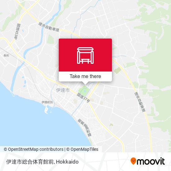 伊達市総合体育館前 map
