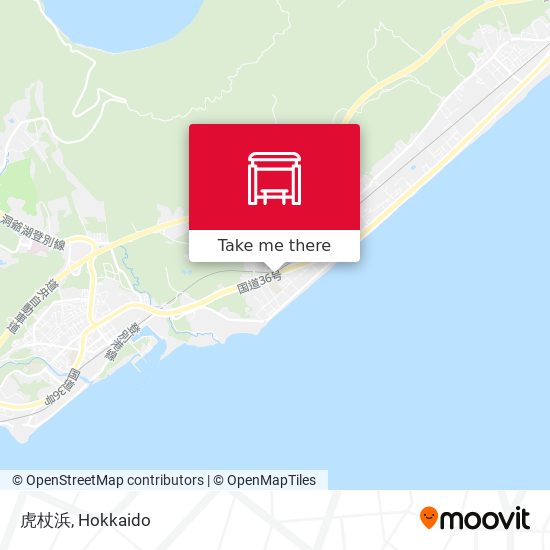 虎杖浜 map