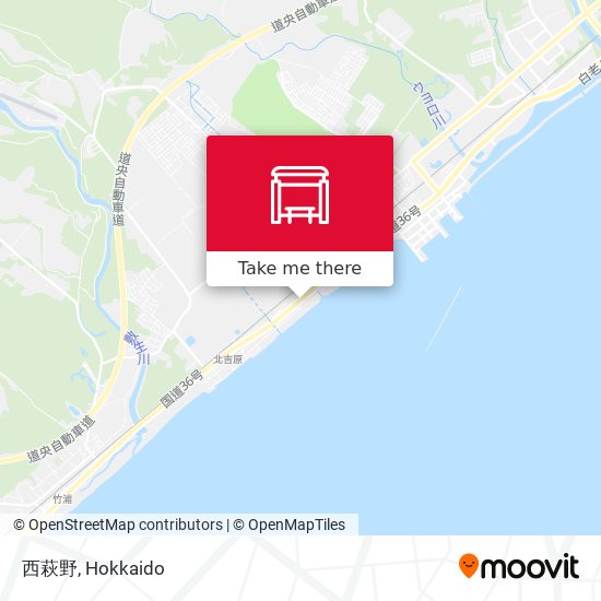 西萩野 map