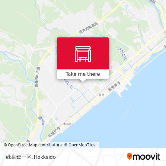 緑泉郷一区 map