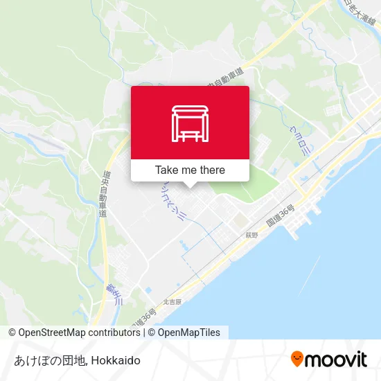あけぼの団地 map