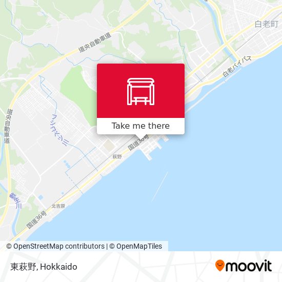 東萩野 map