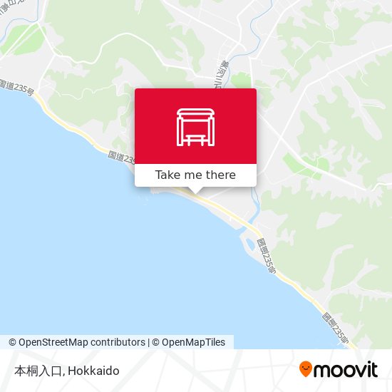 本桐入口 map