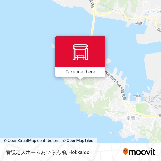 養護老人ホームあいらん前 map