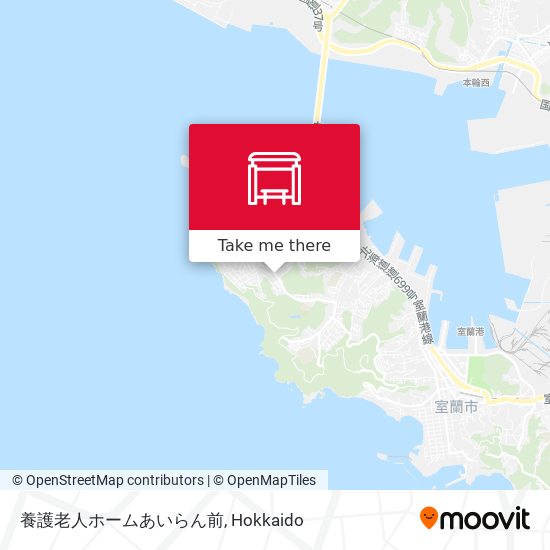 養護老人ホームあいらん前 map