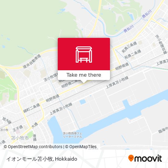 イオンモール苫小牧 map