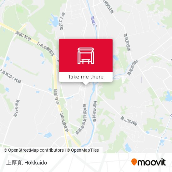 上厚真 map