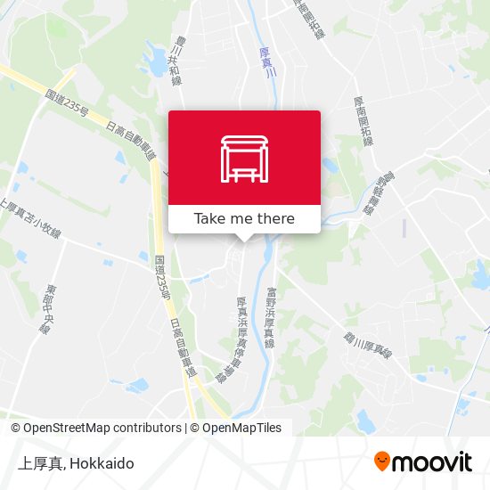 上厚真 map