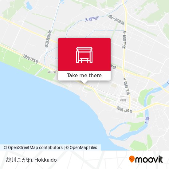 鵡川こがね map