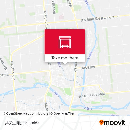 共栄団地 map