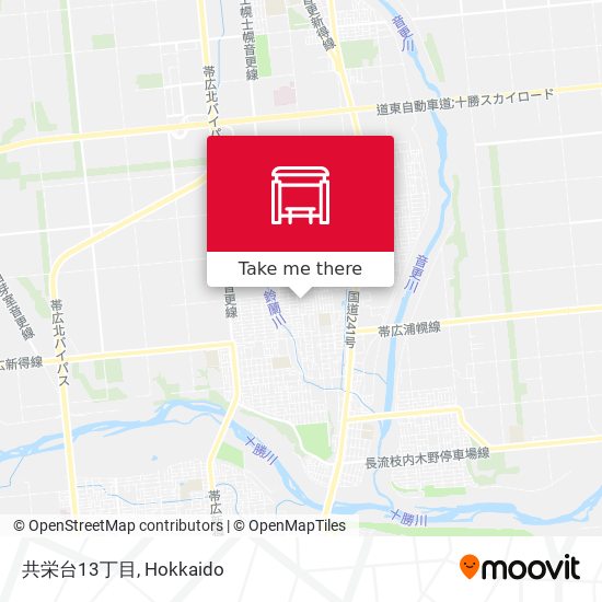 共栄台13丁目 map