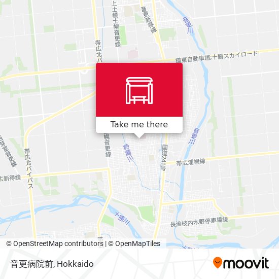 音更病院前 map