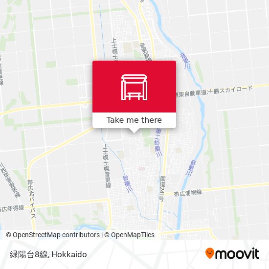 緑陽台8線 map
