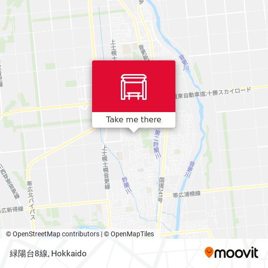 緑陽台8線 map