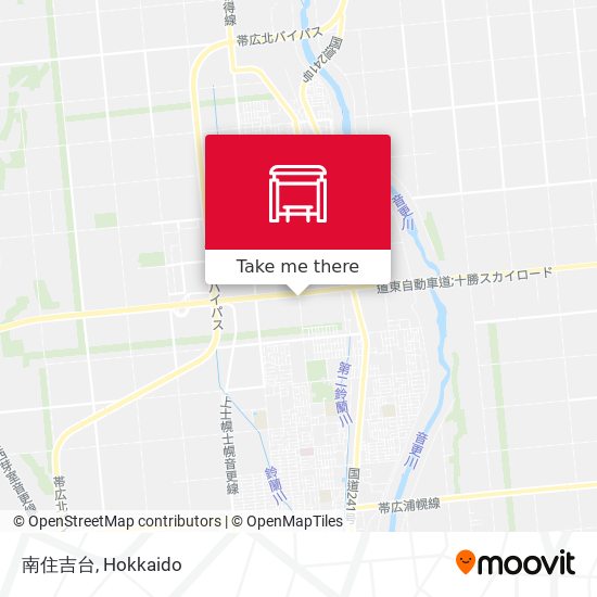 南住吉台 map