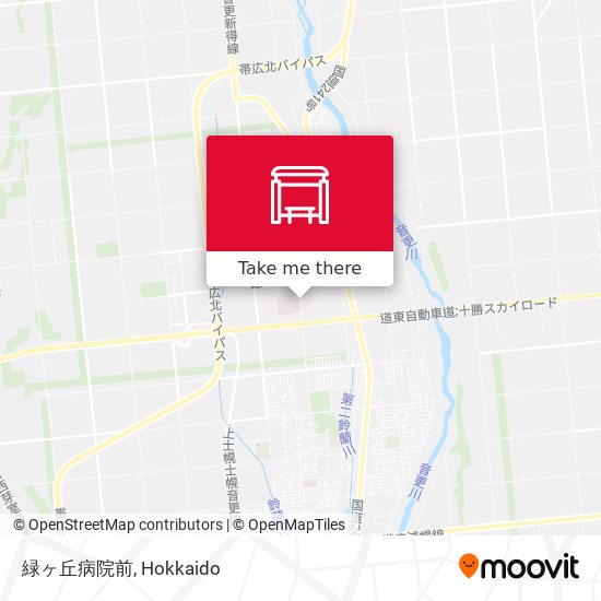 緑ヶ丘病院前 map