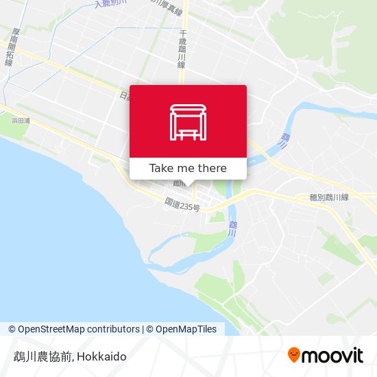 鵡川農協前 map