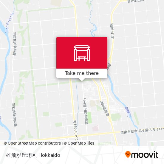 雄飛が丘北区 map