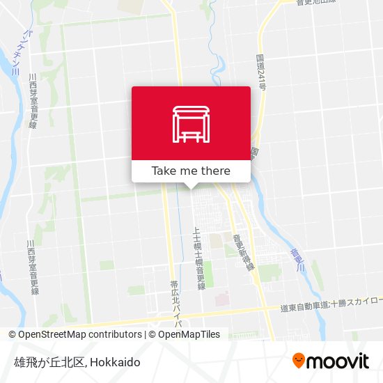 雄飛が丘北区 map