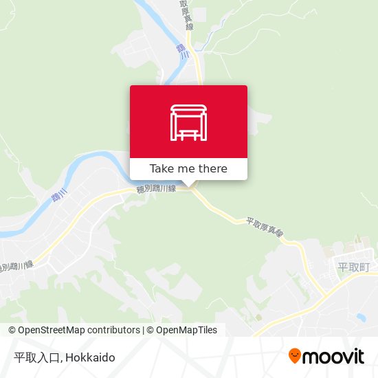平取入口 map