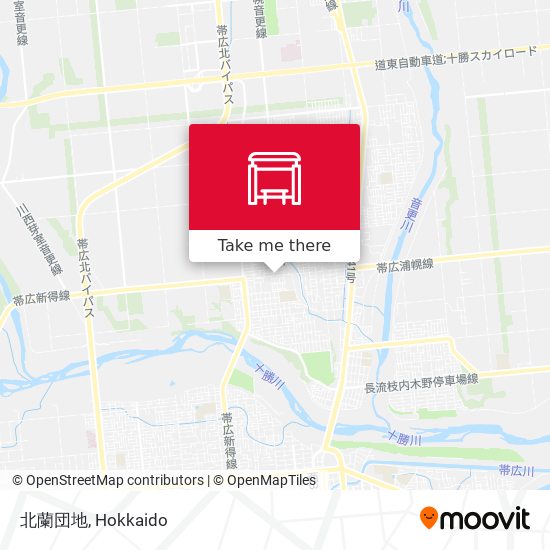 北蘭団地 map