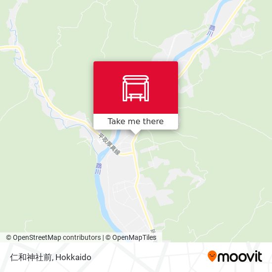 仁和神社前 map