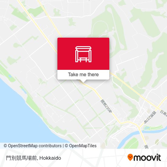 門別競馬場前 map