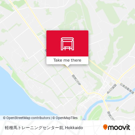 軽種馬トレーニングセンター前 map