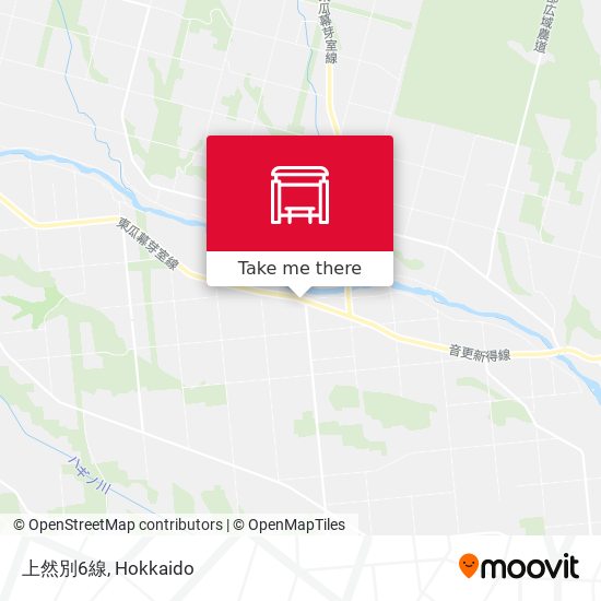上然別6線 map
