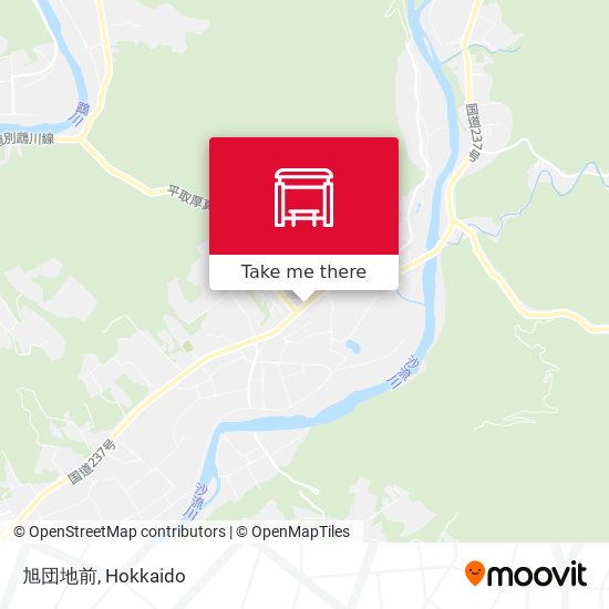 旭団地前 map
