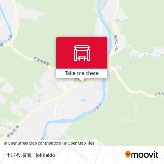 平取役場前 map