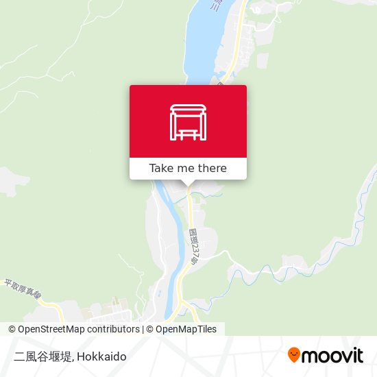 二風谷堰堤 map