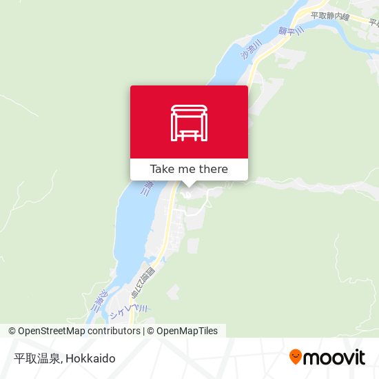 平取温泉 map