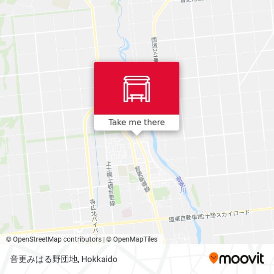 音更みはる野団地 map