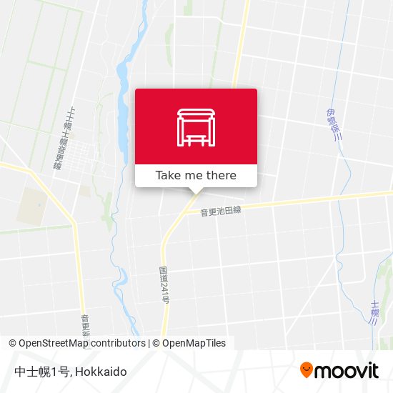 中士幌1号 map