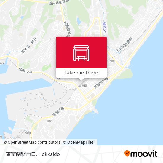 東室蘭駅西口 map