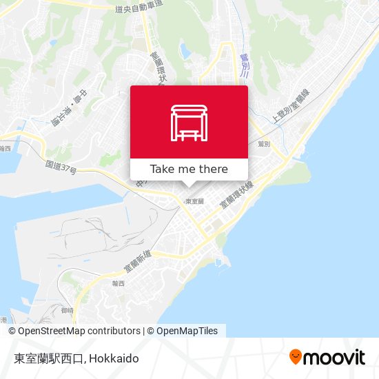 東室蘭駅西口 map