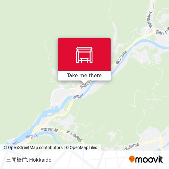 三間橋前 map